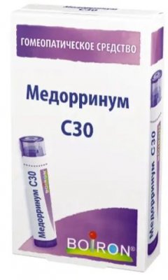 Купить медорринум с30 гомеопатические монокомпонентный препарат животного происхождения гранулы гомеопатические 4 гр  в Балахне