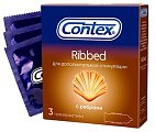 Купить contex (контекс) презервативы ribbed с ребрышками 3шт в Балахне