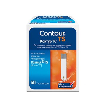 Тест-полоски Contour TS (Контур ТС), 50 шт