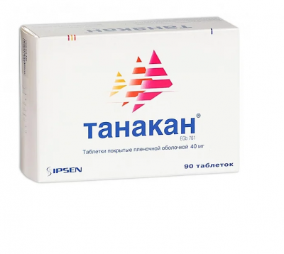 Купить танакан, таблетки, покрытые пленочной оболочкой 40мг, 90 шт в Балахне