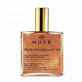 Купить нюкс продижьёз (nuxe prodigieuse) масло сухое мерцающее для лица, тела и волос 100 мл в Балахне