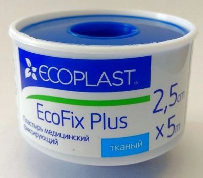 Купить ecoplast ecoplast медицинский фиксирующий тканый 2,5см х 5м в Балахне