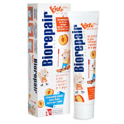 Купить биорепейр (biorepair) зубная паста детская кидс 0-6лет экстракт персика, 50мл в Балахне