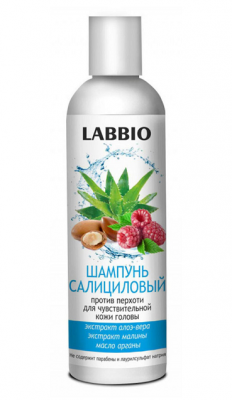 Купить labbio (лаббио) шампунь салициловый против перхоти для чувствительной кожи головы, 250мл в Балахне