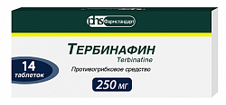 Купить тербинафин, таблетки 250мг, 14 шт в Балахне