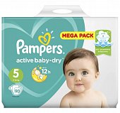 Купить pampers active baby (памперс) подгузники 5 юниор 11-16кг, 90шт в Балахне