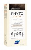 Купить фитосолба фитоколор (phytosolba phyto color) краска для волос оттенок 6,77 светлый каштан-капучино 50/50/12мл в Балахне