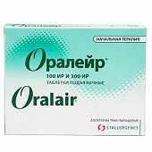 Купить оралейр, таблетки подъязычные 100ир 3 шт + 300ир, 28 шт от аллергии в Балахне
