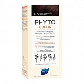 Купить фитосолба фитоколор (phytosolba phyto color) краска для волос оттенок 4,77 насыщенный глубокий каштан в Балахне