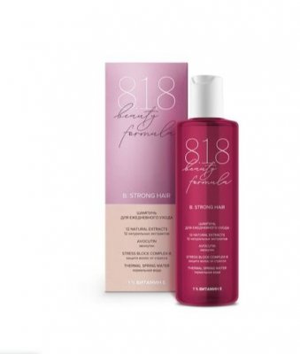 Купить 818 beauty formula шампунь ежедневный для очищения волос любого типа, 200 мл в Балахне