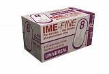 Иглы IME-FINE для инъекций универсальные для инсулиновых шприц-ручек 31G (0,26мм х 8мм) 100 шт